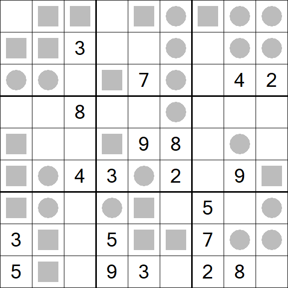 Even-Odd Sudoku - Difficile
