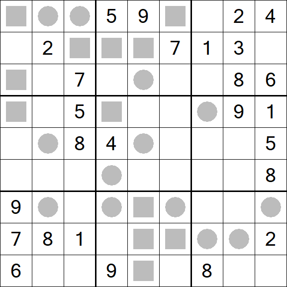 Even-Odd Sudoku - Difficile