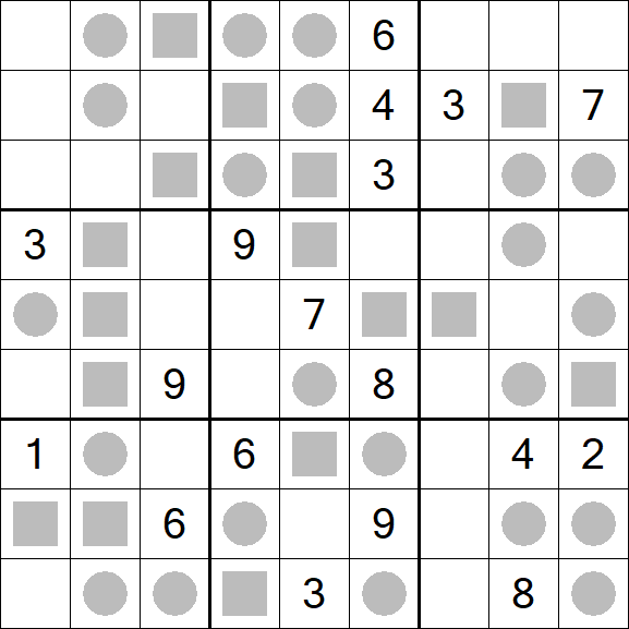 Even-Odd Sudoku - Difficile