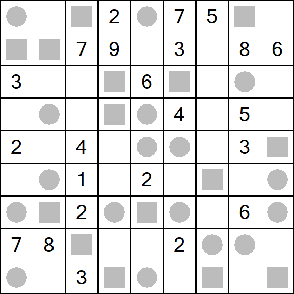 Even-Odd Sudoku - Hard