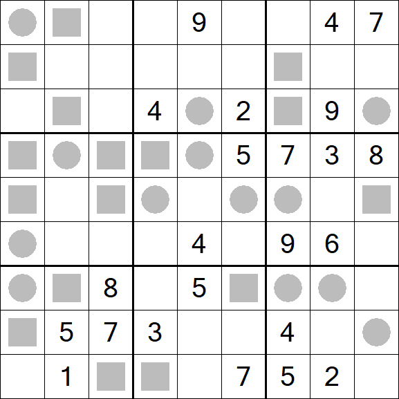 Even-Odd Sudoku - Difícil