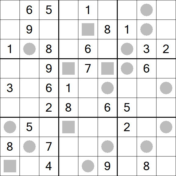Even-Odd Sudoku - Difficile