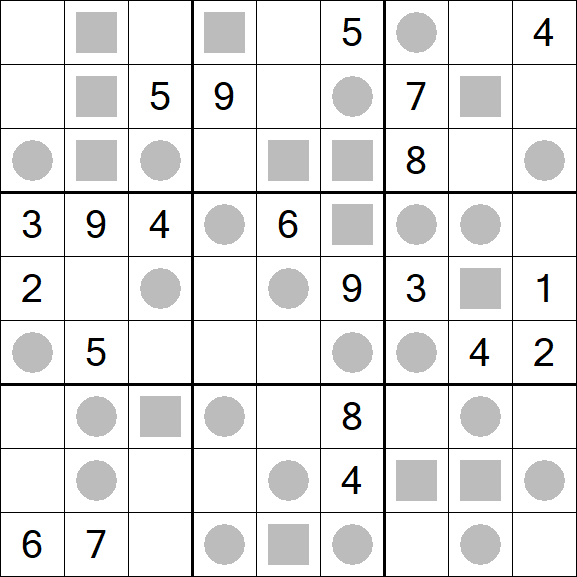 Even-Odd Sudoku - Difficile