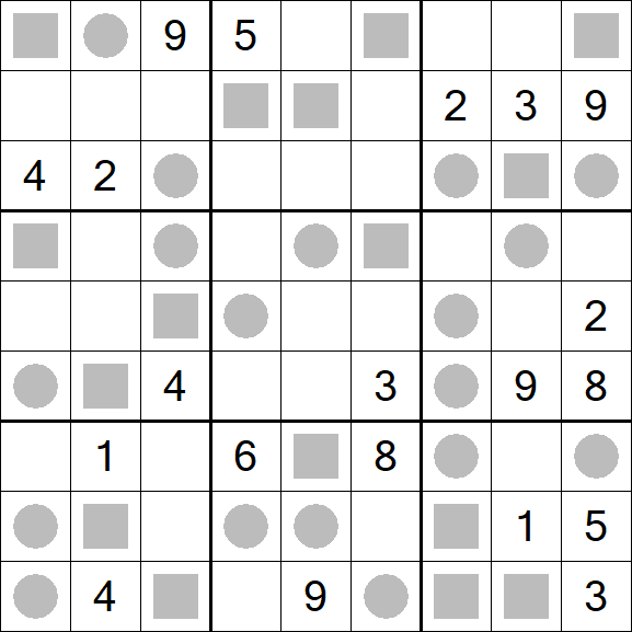 Even-Odd Sudoku - Difficile