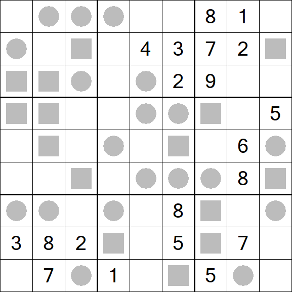 Even-Odd Sudoku - Difficile