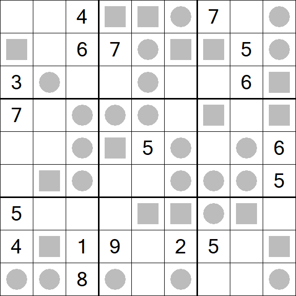 Even-Odd Sudoku - Difficile
