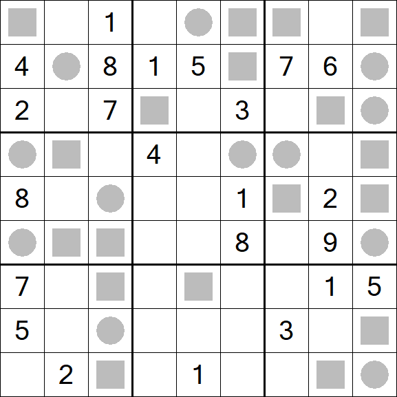 Even-Odd Sudoku - Difícil