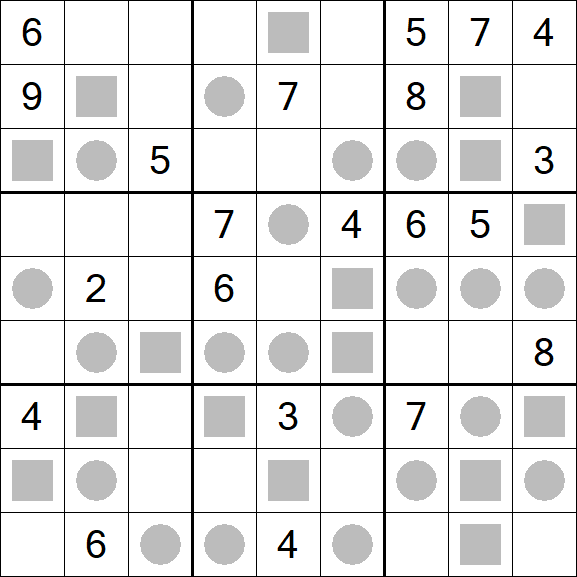 Even-Odd Sudoku - Difficile