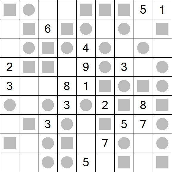 Even-Odd Sudoku - Difficile