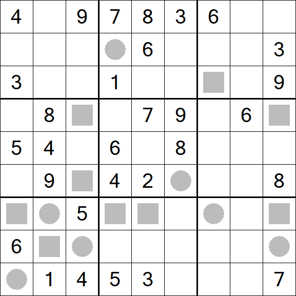 Even-Odd Sudoku - Difficile