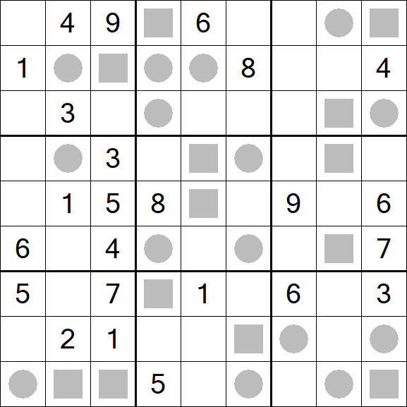Even-Odd Sudoku - Hard