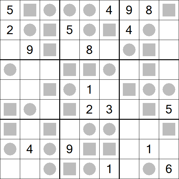 Even-Odd Sudoku - Difícil