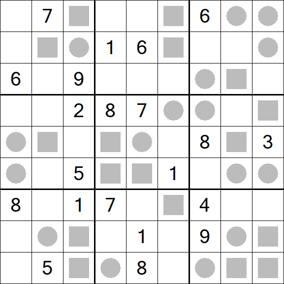 Even-Odd Sudoku - Hard