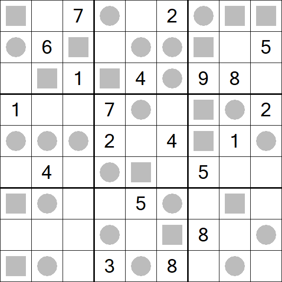 Even-Odd Sudoku - Hard