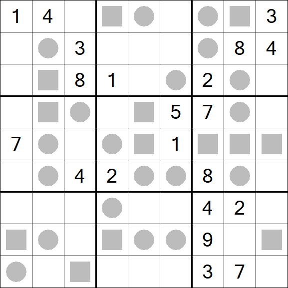 Even-Odd Sudoku - Hard