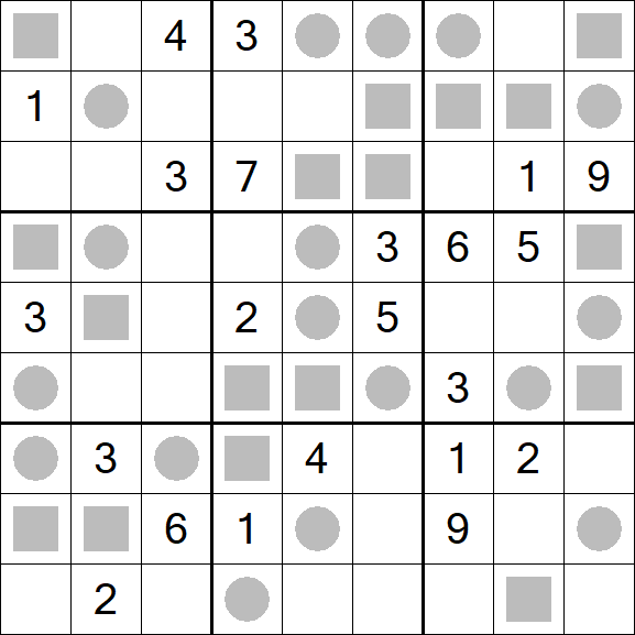 Even-Odd Sudoku - Hard