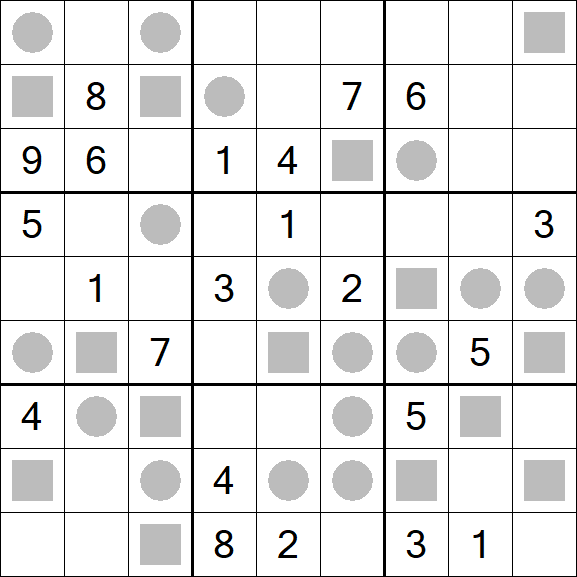 Even-Odd Sudoku - Hard