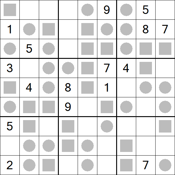 Even-Odd Sudoku - Hard