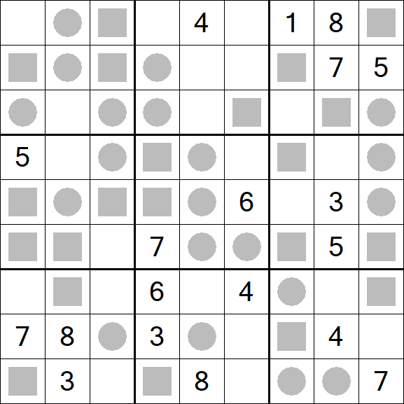 Even-Odd Sudoku - Difícil