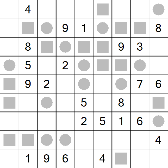 Even-Odd Sudoku - Hard