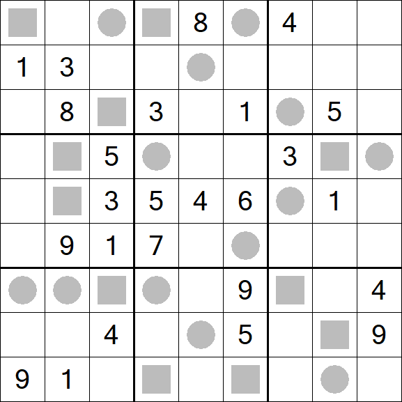 Even-Odd Sudoku - Hard