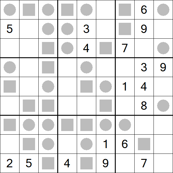 Even-Odd Sudoku - Hard