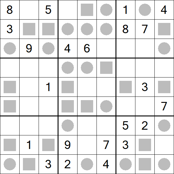 Even-Odd Sudoku - Hard