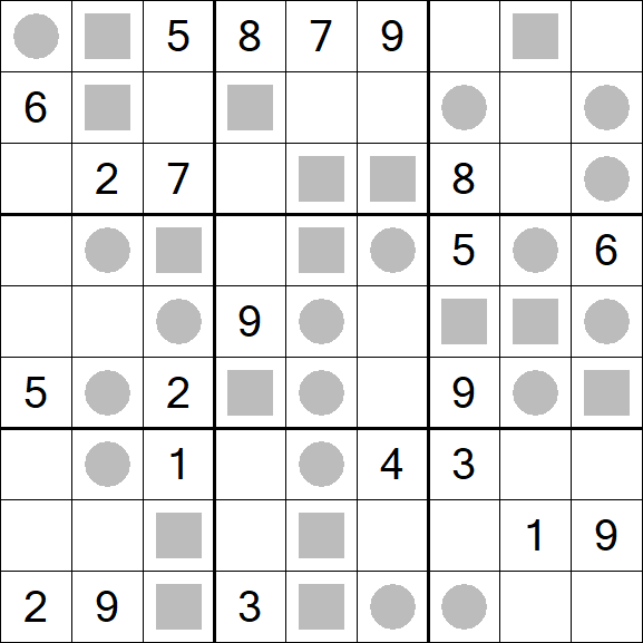 Even-Odd Sudoku - Hard