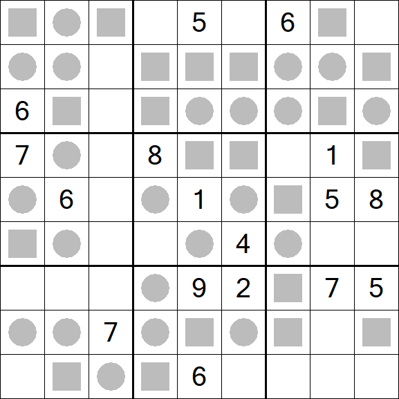 Even-Odd Sudoku - Schwierig