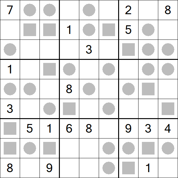 Even-Odd Sudoku - Difficile