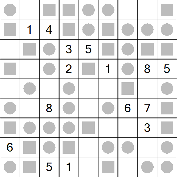Even-Odd Sudoku - Difficile