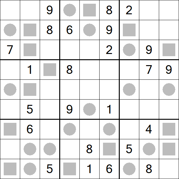 Even-Odd Sudoku - Hard