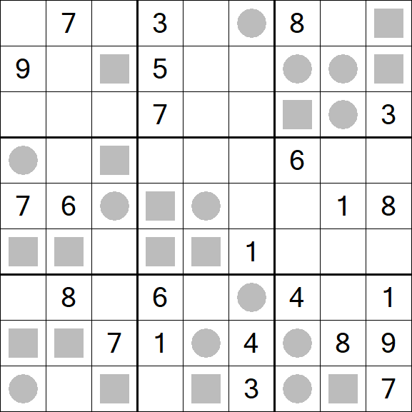 Even-Odd Sudoku - Hard