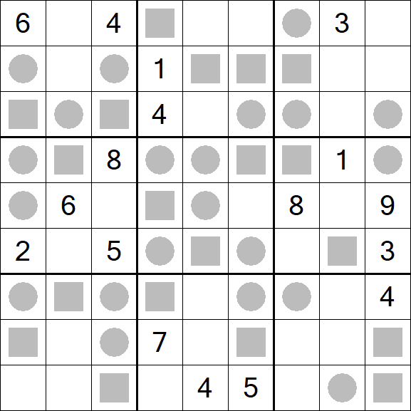 Even-Odd Sudoku - Hard