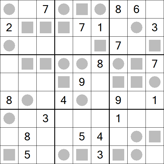 Even-Odd Sudoku - Hard