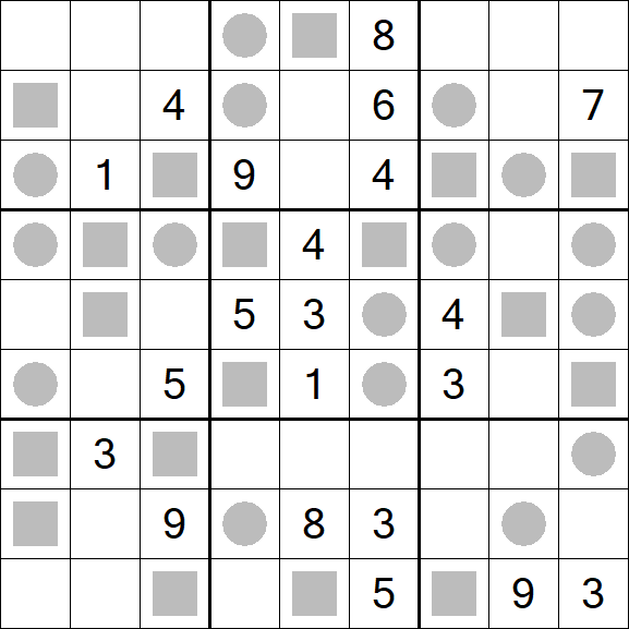 Even-Odd Sudoku - Hard