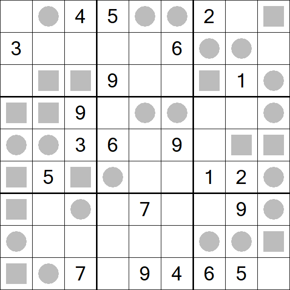 Even-Odd Sudoku - Hard