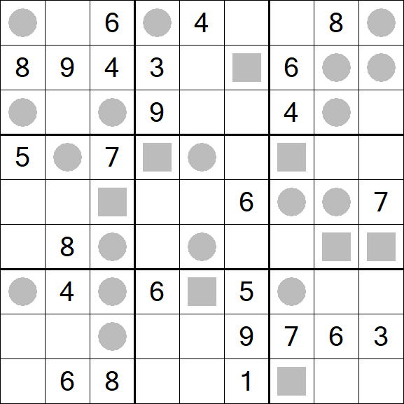 Even-Odd Sudoku - Hard