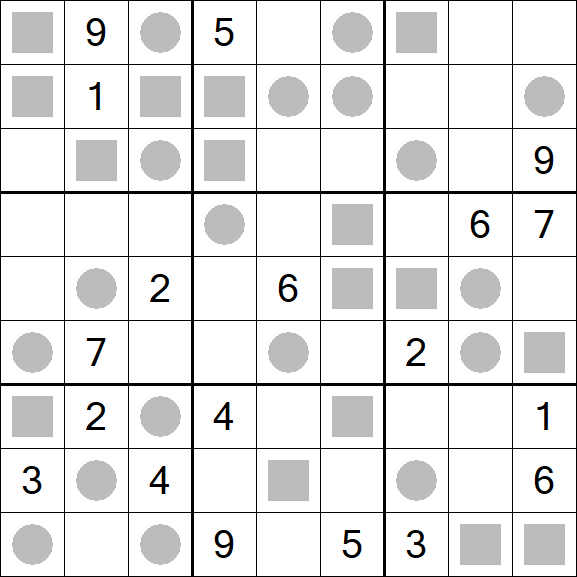 Even-Odd Sudoku - Hard