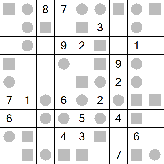 Even-Odd Sudoku - Hard