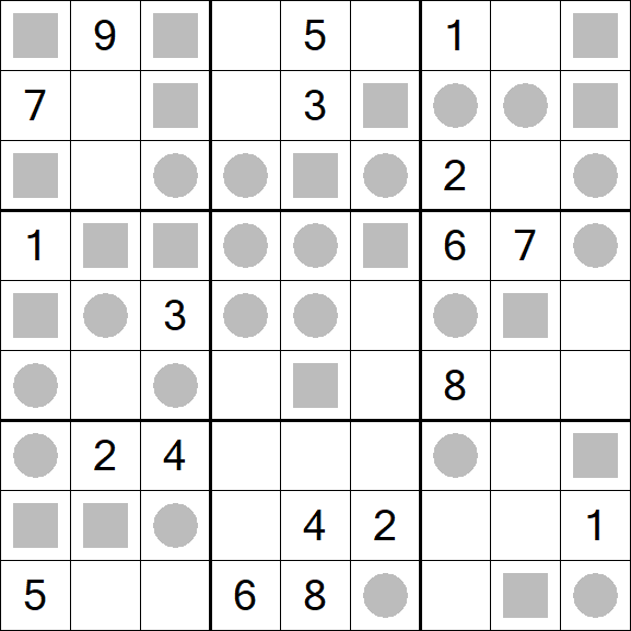 Even-Odd Sudoku - Hard