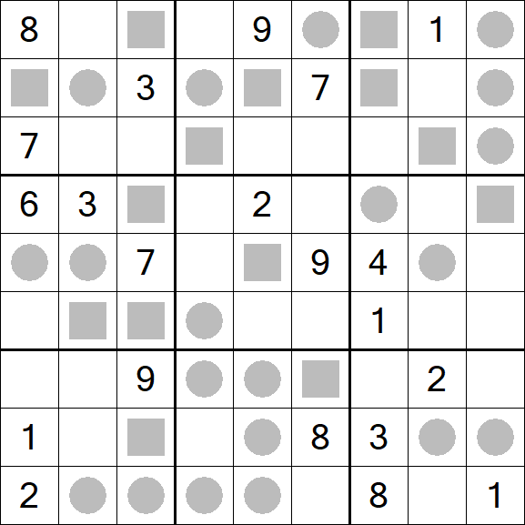 Even-Odd Sudoku - Hard