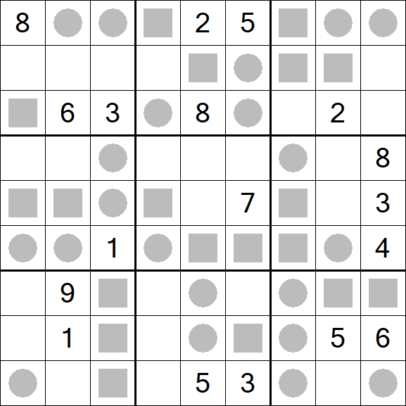 Even-Odd Sudoku - Hard
