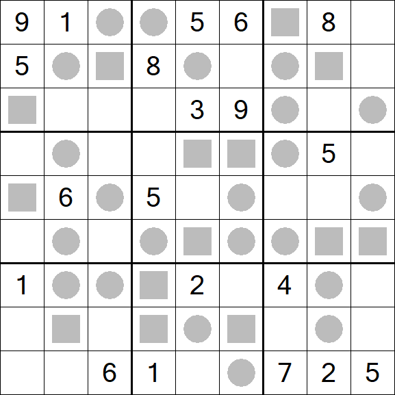 Even-Odd Sudoku - Hard