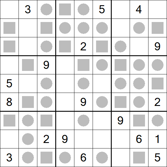 Even-Odd Sudoku - Hard