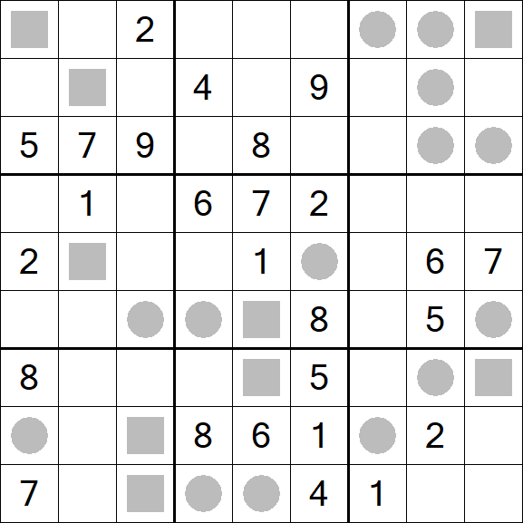 Even-Odd Sudoku - Hard