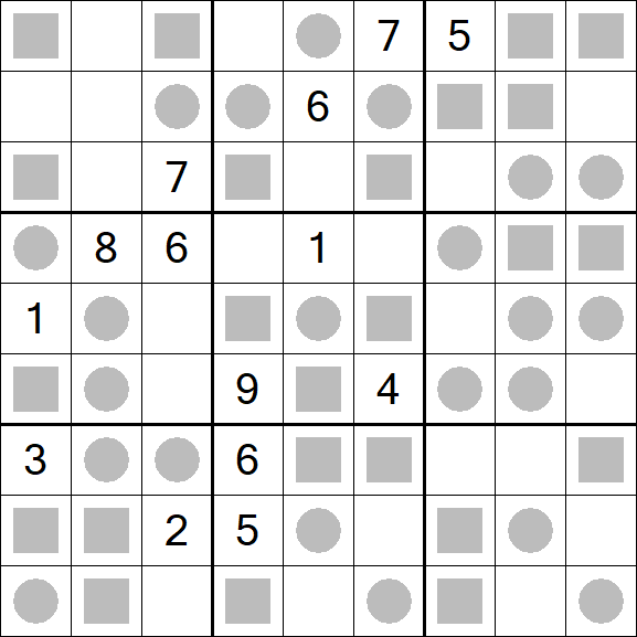 Even-Odd Sudoku - Hard