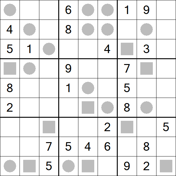 Even-Odd Sudoku - Hard