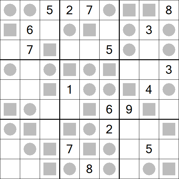 Even-Odd Sudoku - Hard