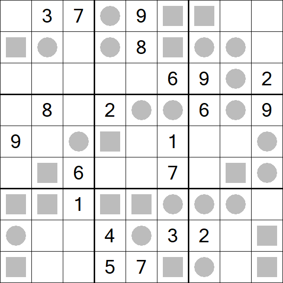 Even-Odd Sudoku - Hard